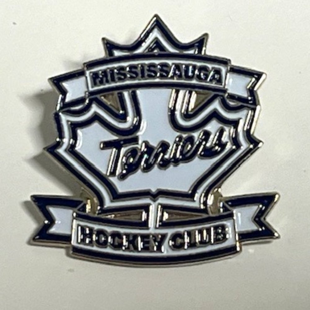 Terriers Mississauga Youth Hockey Club Lapel Hat Pin 1"
